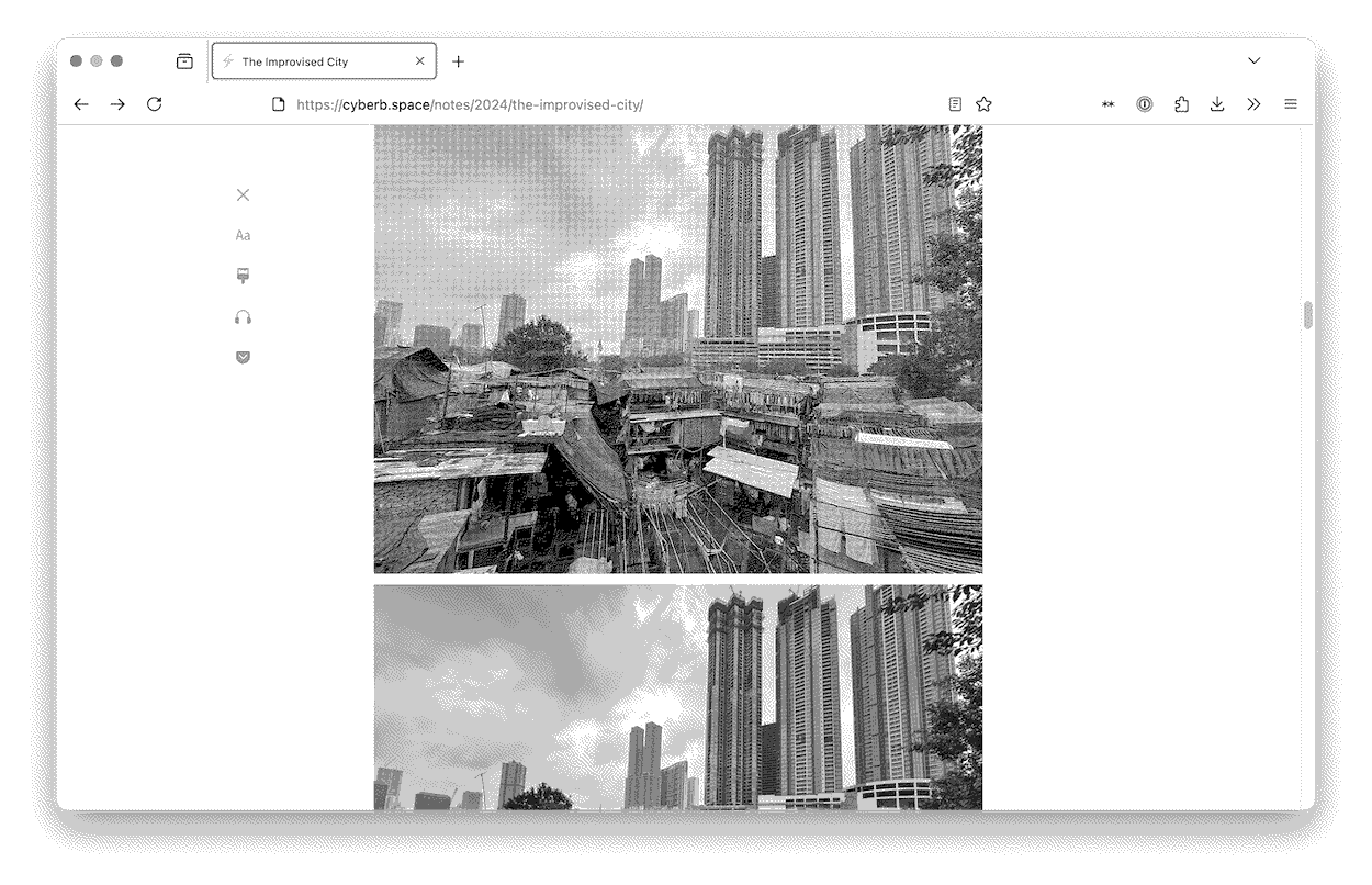 Screenshot of this implementation broken in reader mode.