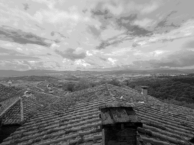 The view of Tuscany from one of the places we stayed.