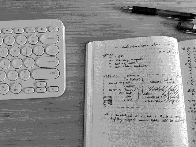 In this one from circa August 2024, I'm still caught up on data schema and API endpoints.