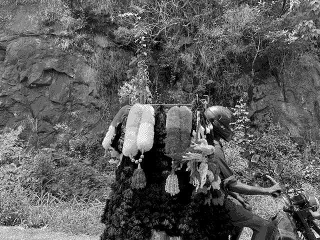 On the way back down the mountain, we passed this guy. Honestly, I just admired his rig.