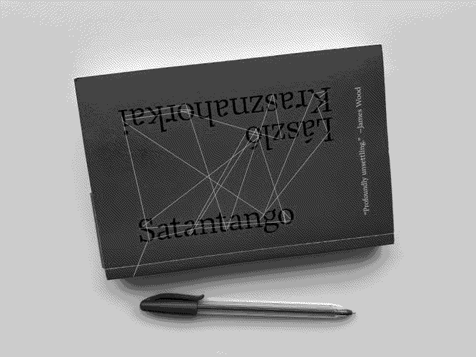 a picture of 'Satantango' by László Krasznahorkai in situ.