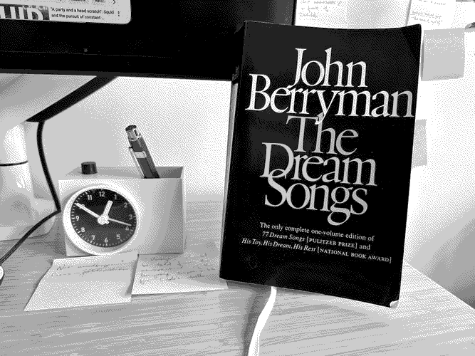 a picture of 'The Dream Songs' by John Berryman in situ.